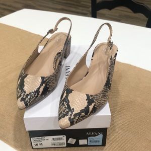 New Alfani Faux Snake skin shoes